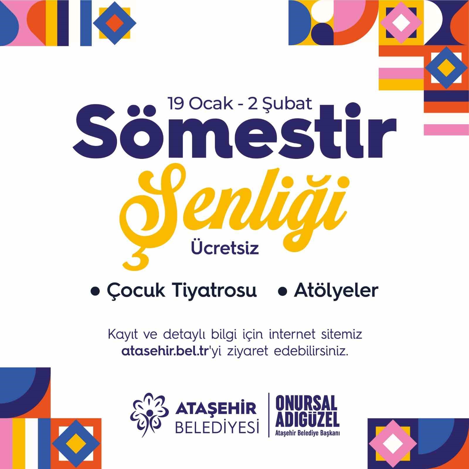 Ataşehir Belediyesi'nden Sömestir Şenliği