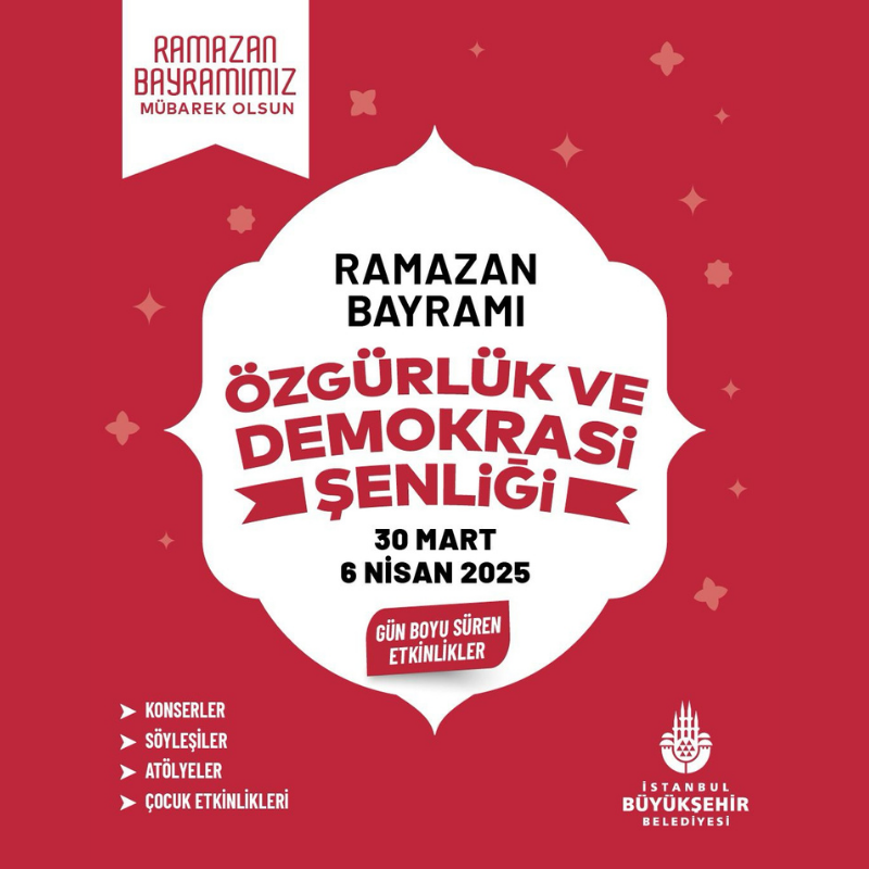 Saraçhane'de Özgürlük ve Demokrasi Şenliği