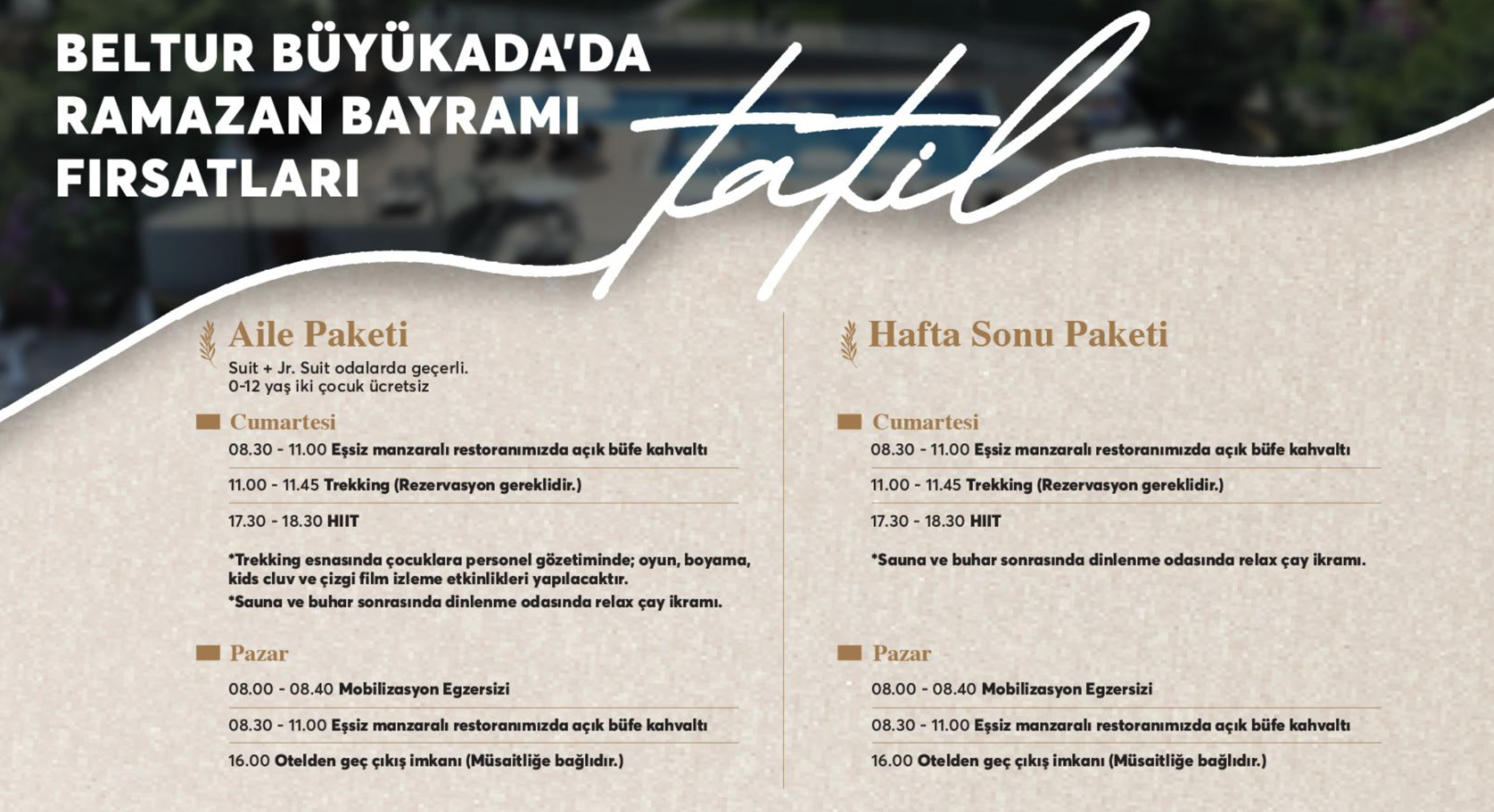 Ramazan Bayramı Tatiliniz Hazır!