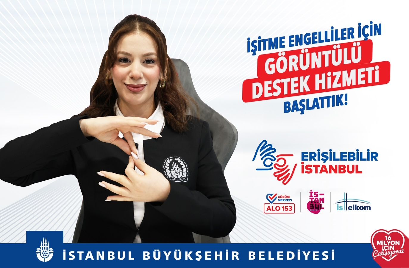 İBB İşaret Dili Destekli Çözüm Merkezi Hizmetine Başladı