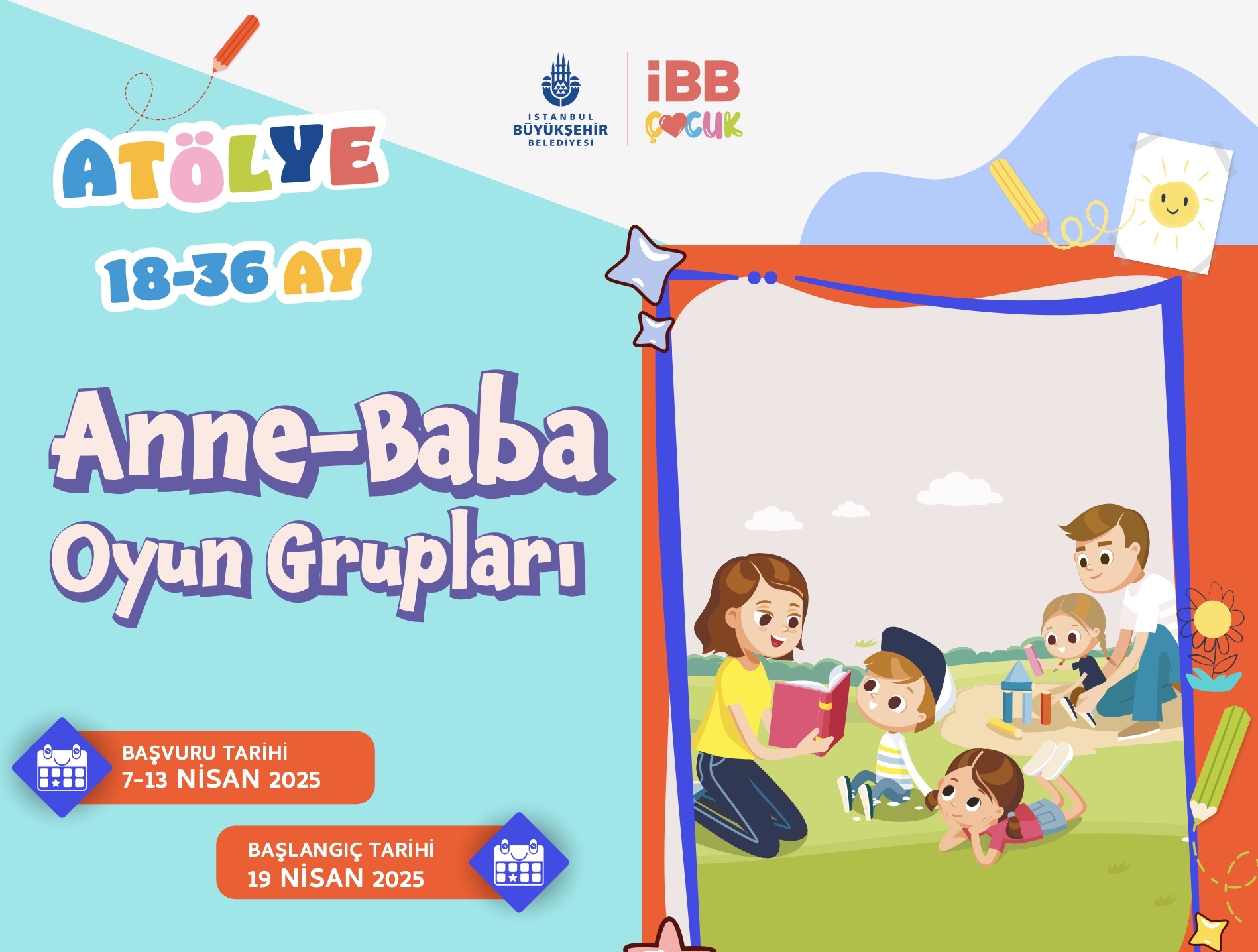 Yuvamız İstanbul Çocuk Etkinlik Merkezleri Hafta Sonları da Açık