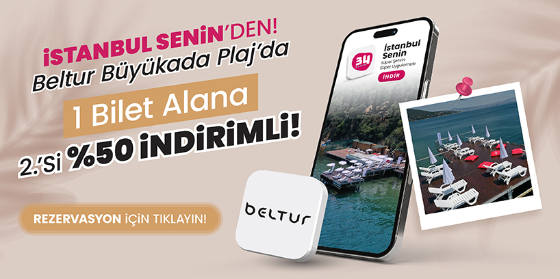 Beltur Büyükada Plaj'da Özel İndirim