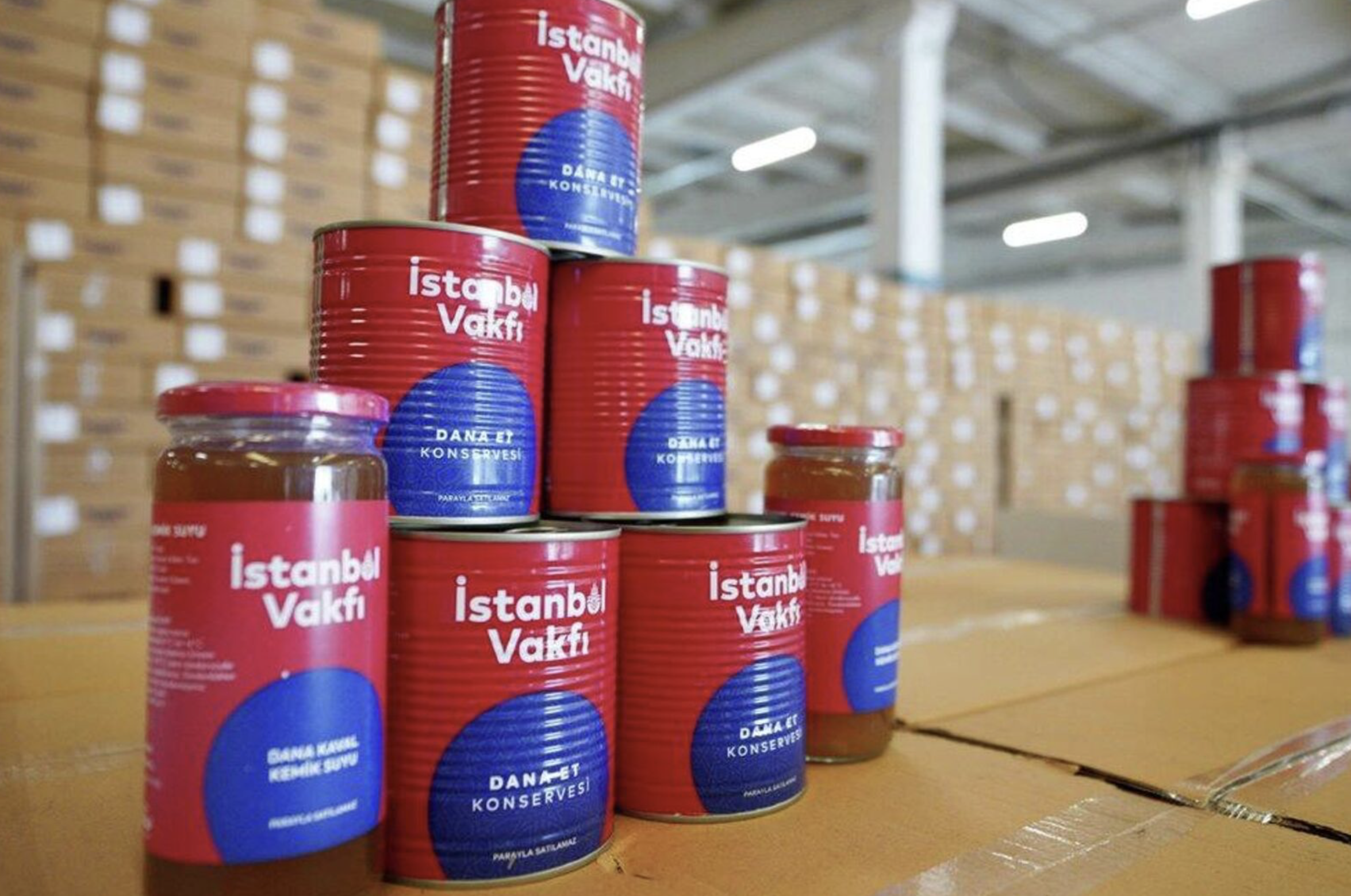 Kurban Konserveleri İhtiyaç Sahiplerine Dağıtılıyor