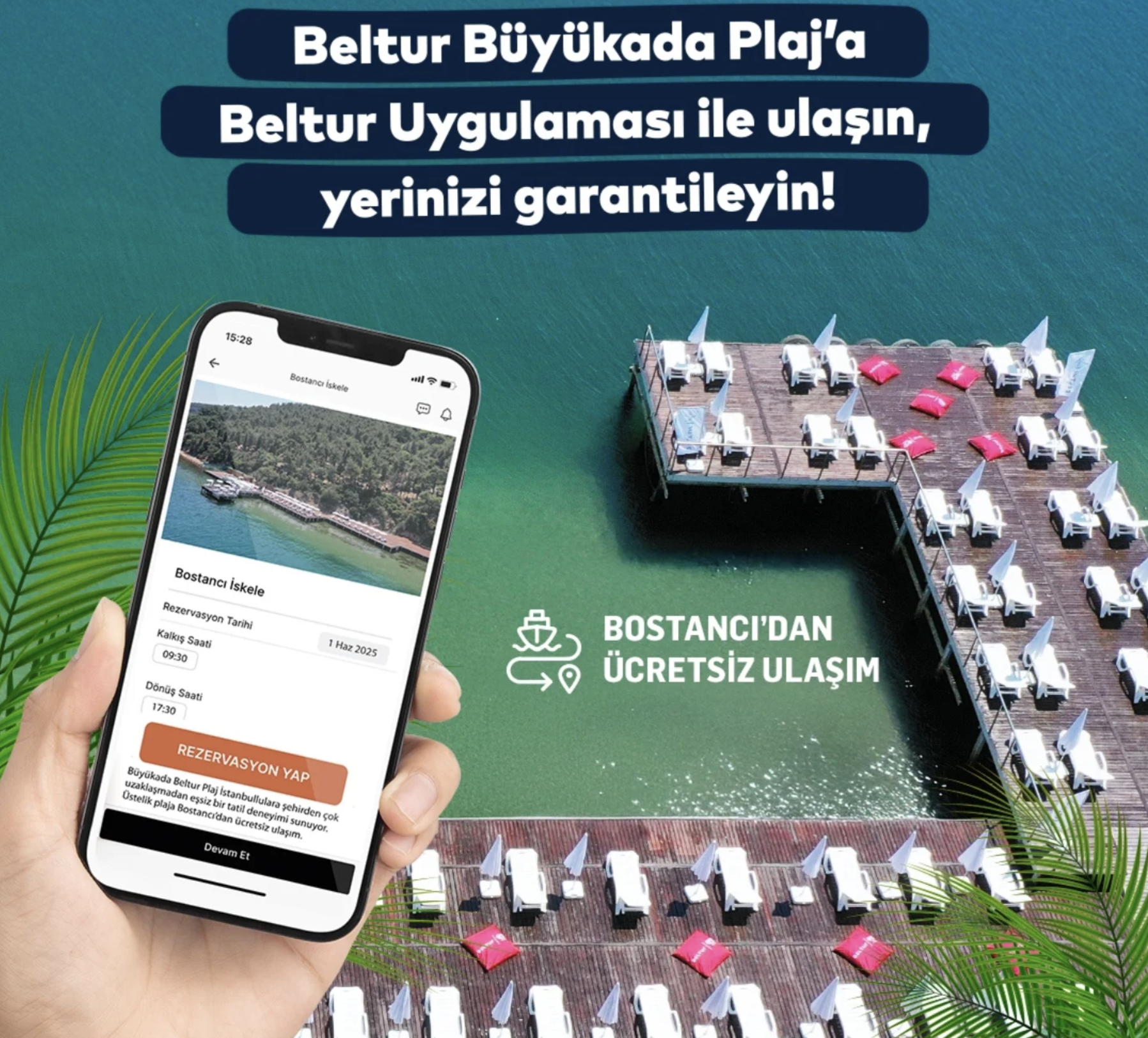 Bostancı'dan Beltur Plaj'a Ulaşın!
