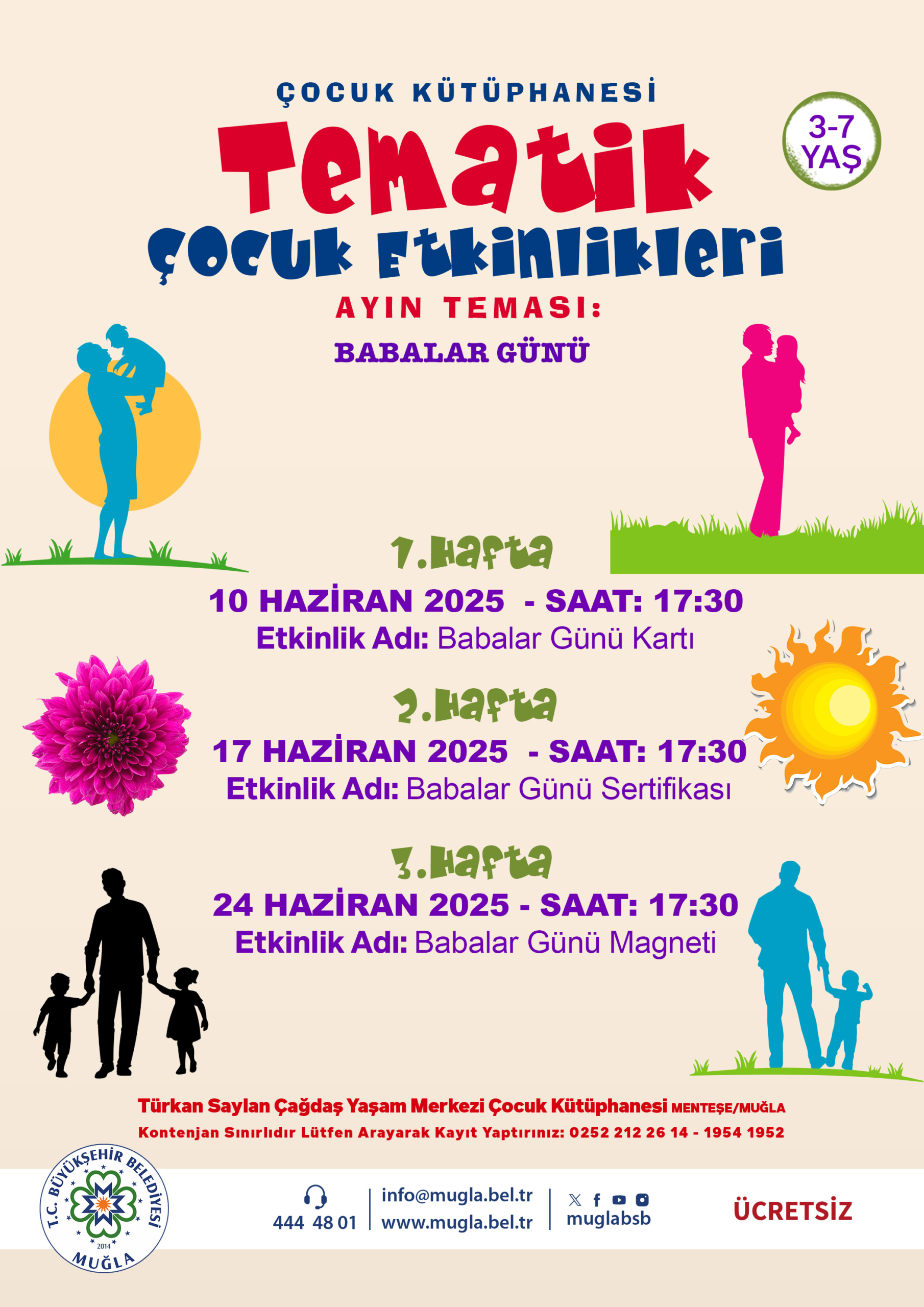 Çocuk Kütüphanesi'nde Tematik Çocuk Etkinlikleri