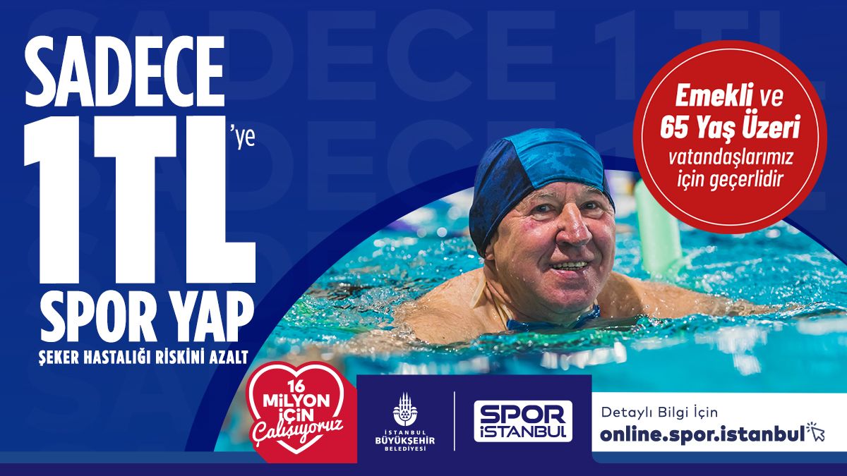 İBB’den Emekli ve 65 Yaş Üstü İstanbullulara Spor Fırsatı
