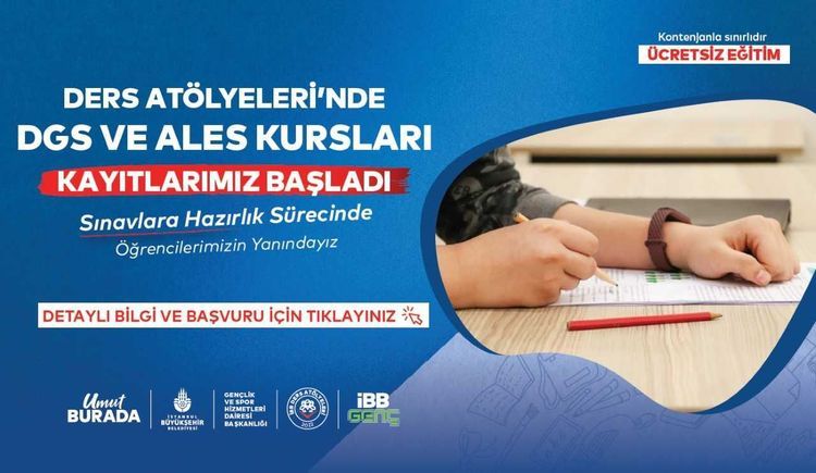 ALES ve DGS Kursları Başlıyor
