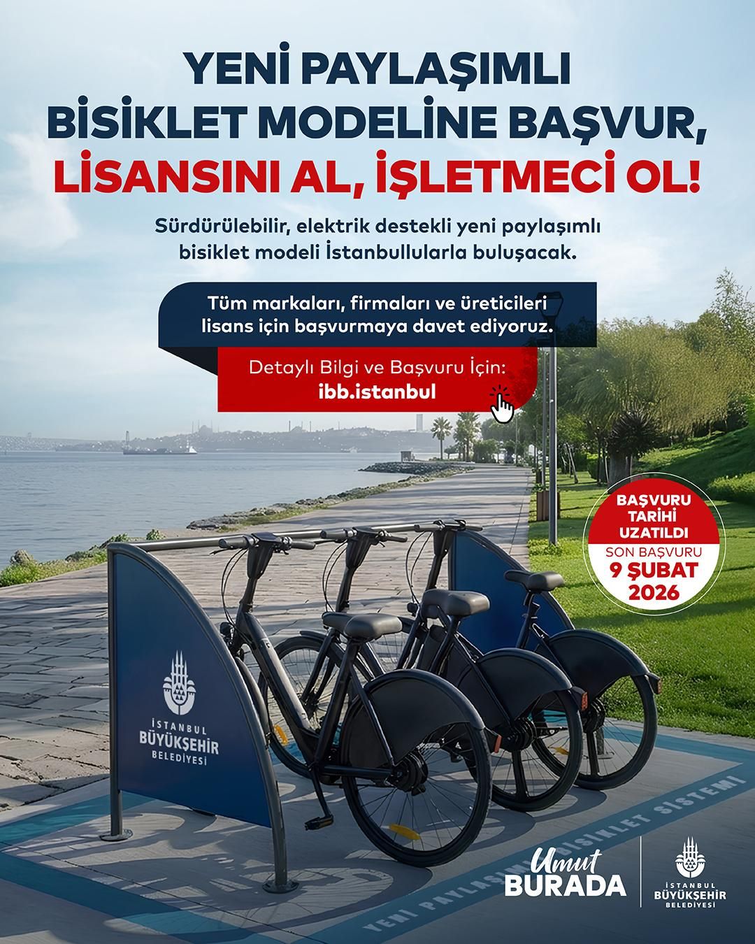 İstanbul'da Yeni Paylaşımlı Bisiklet Modeli