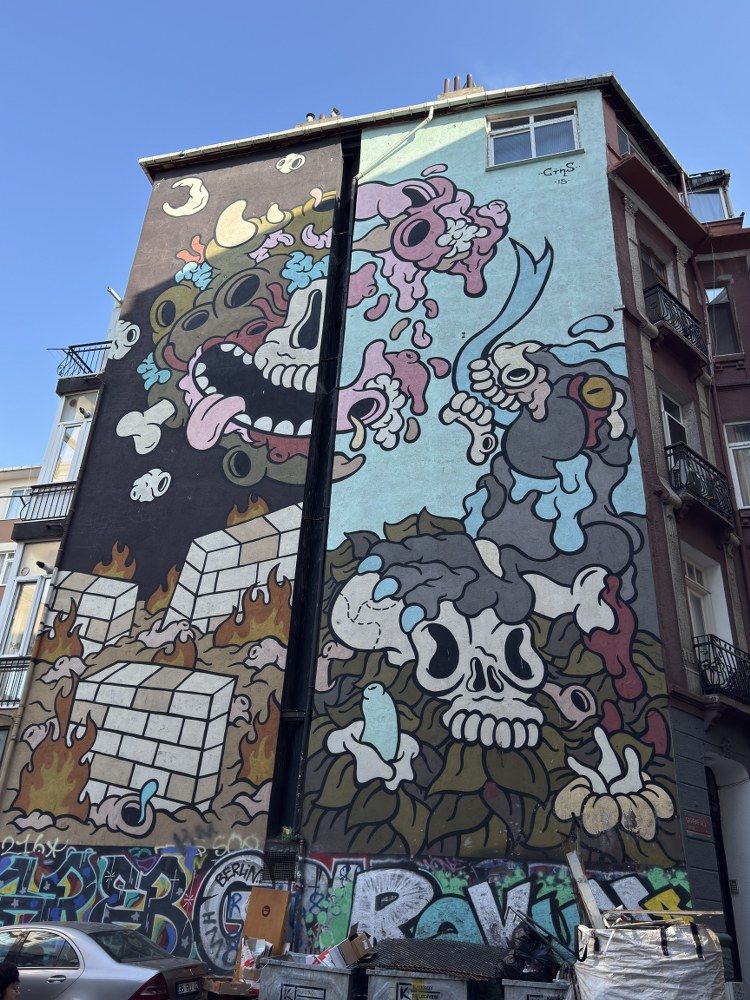 Yeldeğirmeni’nde Sokak Sanatı