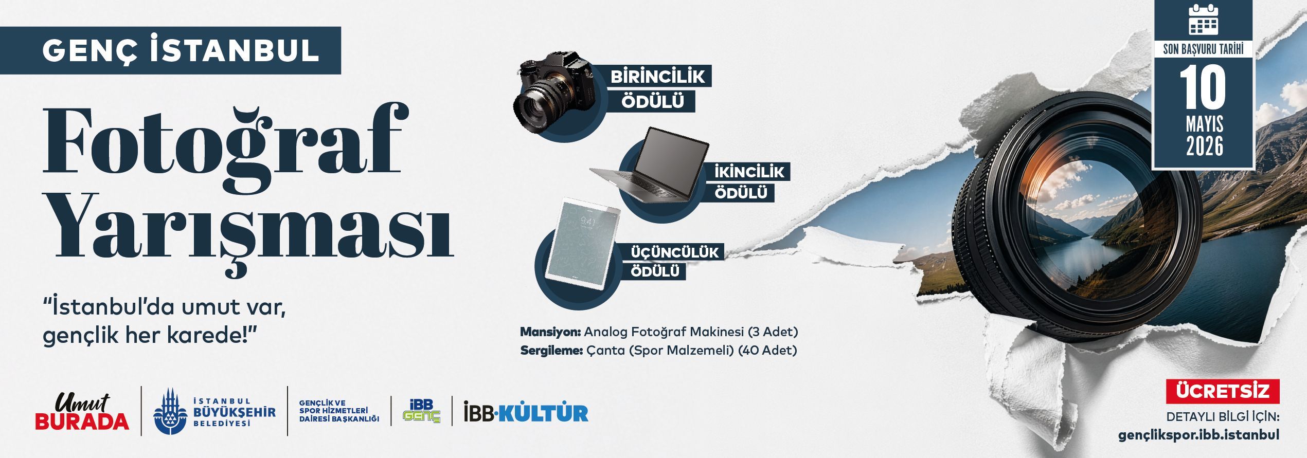 İBB'den Gençlere Yönelik Yarışmalar