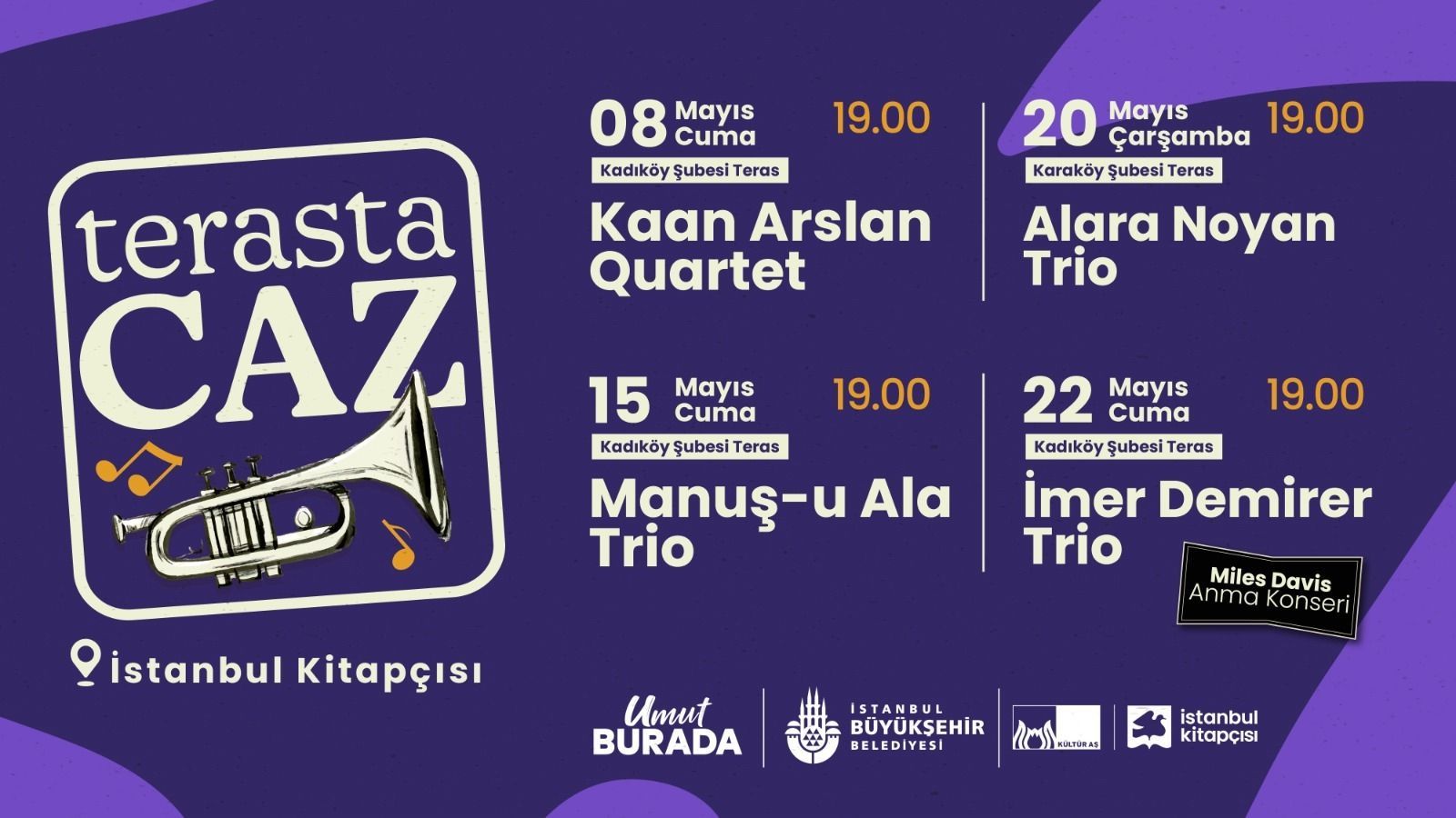 Terasta Caz Başlıyor!