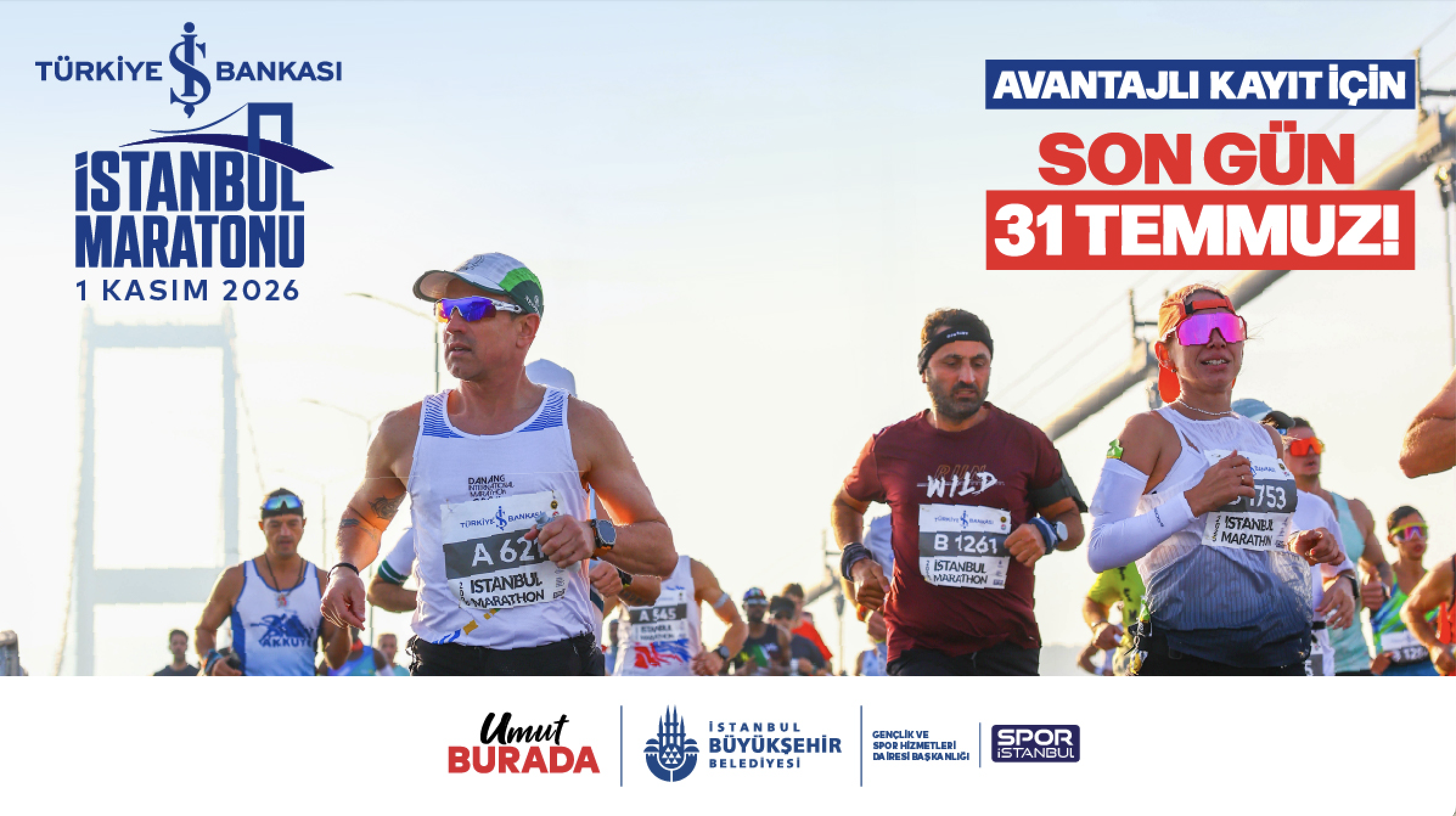 Türkiye İş Bankası 48. İstanbul Maratonu'nda Geri Sayım!