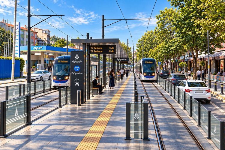 Eyüpsultan-Bayrampaşa Tramvayı'nda Çalışmalar Hızlandı