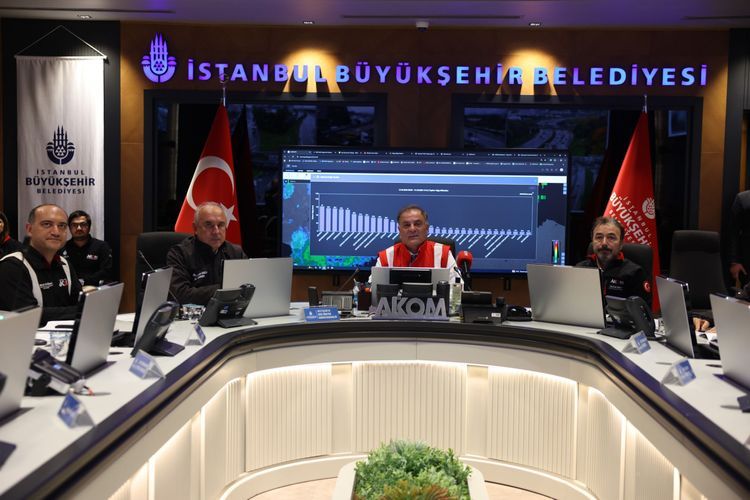 İBB Başkanvekili Nuri Aslan, AKOM'da!
